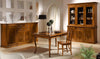 CREDENZONE IN LEGNO 4 PORTE-3 CASSETTI CON INTARSI FINITURA BASSANO MISURE L.211 P.49 H.113