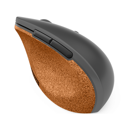 Mouse Verticale Wireless Go Ottico 6 Tasti 2400 DPI Colore Grigio