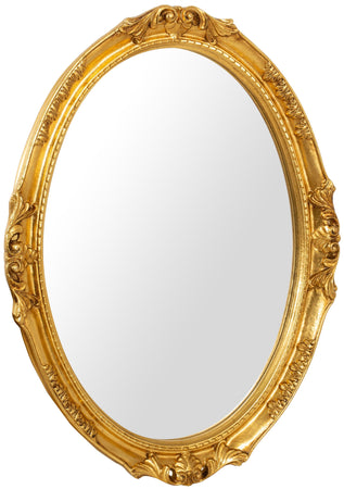 Biscottini SPECCHIERA DA PARETE IN LEGNO FINITURA FOGLIA ORO ANTICATO MADE IN ITALY