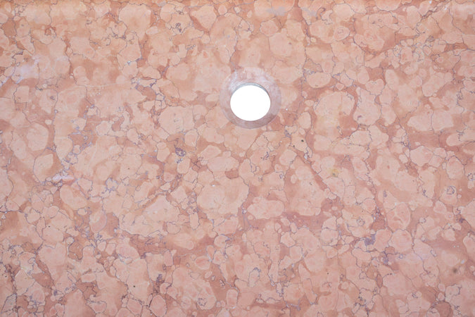 Biscottini Biscottini Fontana Acquasantiera Lavandino Marmo Rosso Verona 100x60x20 Made in