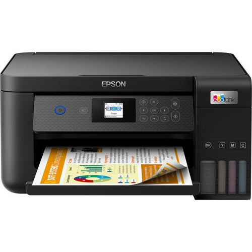 Stampante Multifunzione Epson EcoTank ET-2850 - Ink-jet A4 - Serbatoi Flaconi Alta Capacita' - Fronte/retro - Stampante / fotocopiatrice / scanner - Airprint - USB, WiFi