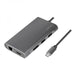 LogiLink UA0382 replicatore di porte e docking station per laptop Cablato USB 3.2 Gen 1 [3.1 Gen 1] Type-C Argento (UA0382)