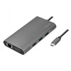 LogiLink UA0383 replicatore di porte e docking station per laptop Cablato USB 3.2 Gen 1 [3.1 Gen 1] Type-C Argento (UA0383)