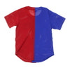 MITCHELL & NESS Casacca Bottoni Uomo Split Mesh Button Front Phi76e Original Team Colors da uomo