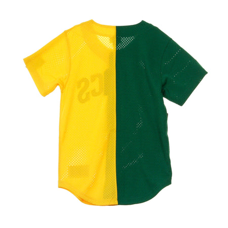 MITCHELL & NESS Casacca Bottoni Uomo Split Mesh Button Front Seasup Original Team Colors da uomo