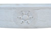 Biscottini Lavandino in marmo bianco di Verona Made in Italy