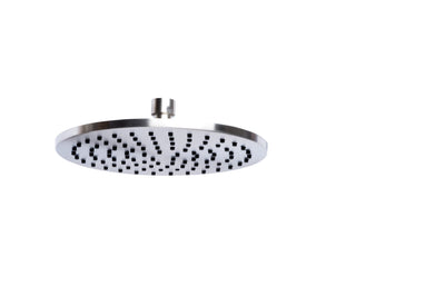 Soffione doccia tondo diametro 20 cm in acciaio inox 316L di Tubico Tevere