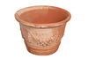 Biscottini Vaso Terracotta Galestro Biscottini Festonato Fatto a Mano Made Italy D69 H47