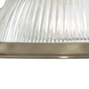 Applique Contemporanea American Dinner Acciaio Adjustable Vetro 1 Luce E27