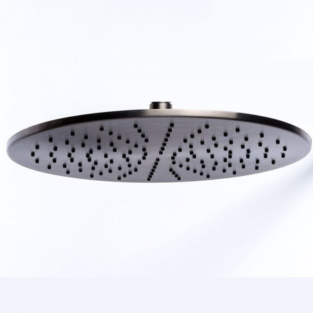 Soffione doccia tondo diametro 30 cm in acciaio inox 316L di Tubico Tevere