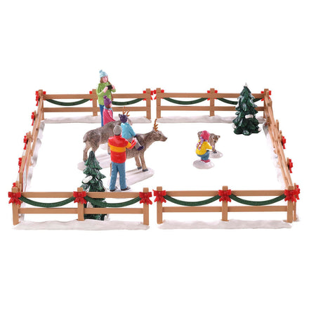 Zoo delle Renne personaggi per villaggio di Natale in Poliresina‎