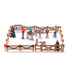 Zoo delle Renne personaggi per villaggio di Natale in Poliresina‎