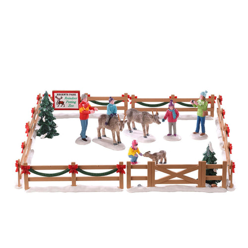 Zoo delle Renne personaggi per villaggio di Natale in Poliresina‎