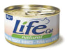 Life Cat Natural Scatoletta Tonno con Pesce Bianco per Gatti 85gr