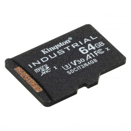 Kingston Technology Industrial 64 GB MicroSDXC UHS-I Classe 10 (Kingston Industrial - flashhukommelses)
