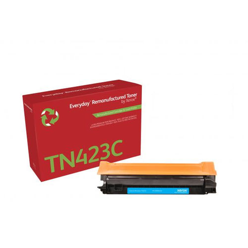 Everyday Toner rigenerato  di Xerox Ciano compatibile con Brother TN423C, High capacity (HIGH YIELD CYAN TONER CRTG EQ. - TO BROTHER TN423C F/ HL-L8260)