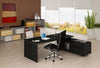 Mobile da ufficio a giorno con piani regolabili cm. 82,8x43x119,8h