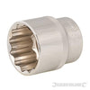 Inserto Metrico Bi-Esagonale, Chiave a Bussola 1/2 in Acciaio Silverline Silverline