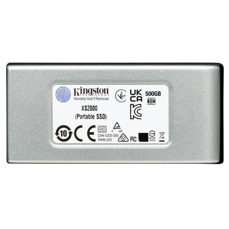 Hard disk SSD esterno portatile Kingston SXS2000 - 500Gb - 2.5" - USB 3.2 Gen2 - Bianco