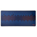 Tappetino Gaming Mouse Pad E1 XXL - Materiale Premium, Antiscivolo, Massima Precisione - Taglia L 900x400x3mm - Nero/Rosso