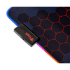 Gaming Mouse Pad RGB E1 - Materiale Premium- Antiscivolo- Massima Precisione- RGB con 12 modalità- 350x250x3mm