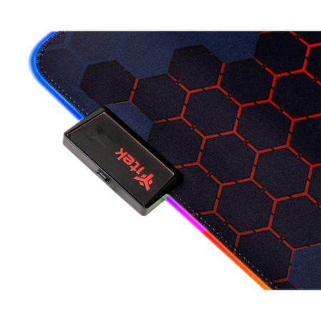 Gaming Mouse Pad RGB E1 - Materiale Premium- Antiscivolo- Massima Precisione- RGB con 12 modalità- 350x250x3mm