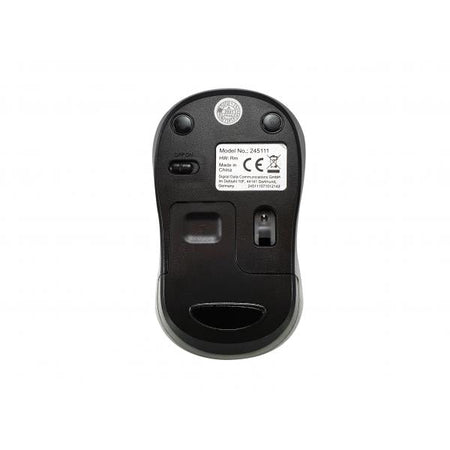 Mouse Equip Comfort - 3 pulsanti - Rosso - Wireless 1200DPI