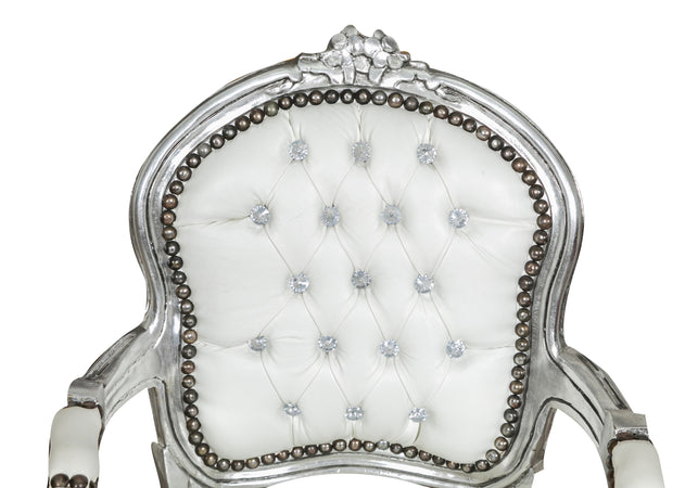 Biscottini Poltrona Biscottini Luigi XVI Stile Francese Legno Faggio Intagliato L51xP50xH73