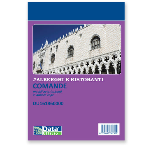 Blocco Comande 25X2 Copie Autor. Dim. 10,5X7,4Cm Du161860000