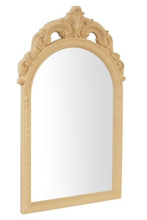 Biscottini Biscottini Specchiera da Parete Legno Grezzo Made Italy 52x5x86 Arredo Casa