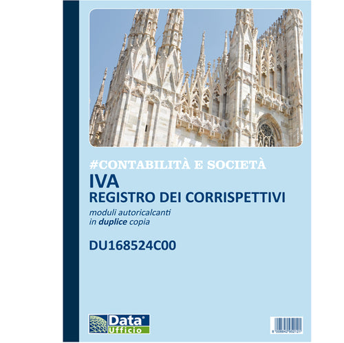 Registro Corrispettivi Mensili 24X2 Autoricalcante Du168524C00