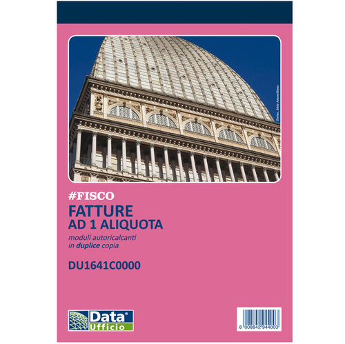 Blocco Fatture Ad 1 Aliquota 50X2 Autoricalcante Du1641C0000