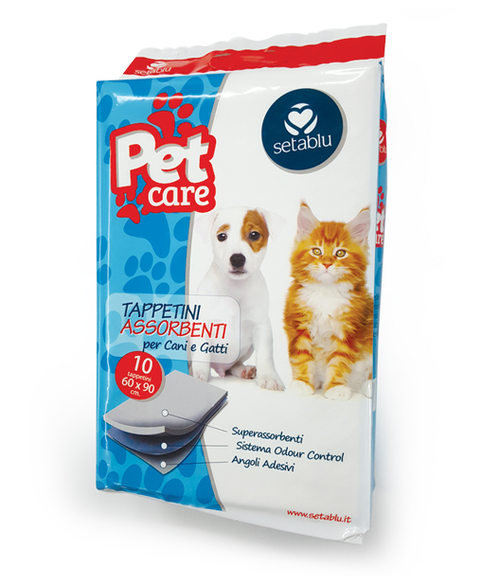 Tappetini Assorbenti Pet 10 pezzi 60x90