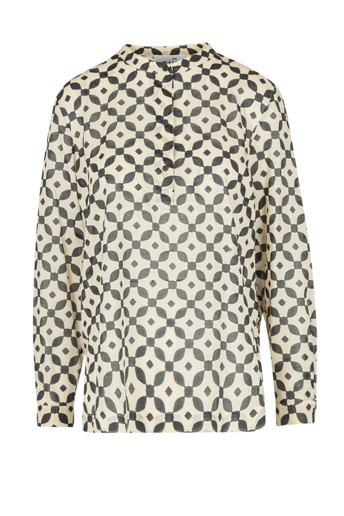 NIU - Blusa - 450218 - Panna/Nero da donna