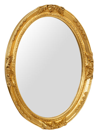 Biscottini Specchiera Grande Parete Legno Foglia Oro Anticato Biscottini 93x6x72 DA