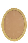 Biscottini Specchiera Grande Parete Legno Foglia Oro Anticato Biscottini 93x6x72 DA