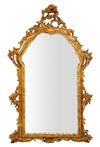 Biscottini SPECCHIERA DA PARETE IN LEGNO FINITURA FOGLIA ORO ANTICATO MADE IN ITALY