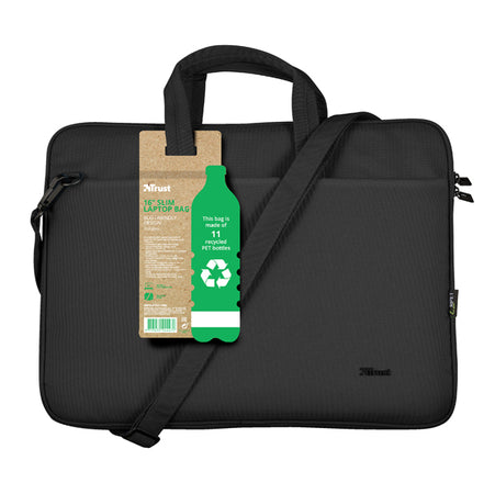 Borsa Ecocompatibile Per Notebook Da 16'' Bologna - Nero Trust
