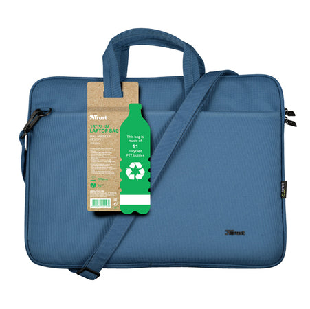 Borsa Ecocompatibile Per Notebook Da 16'' Bologna - Blu Trust