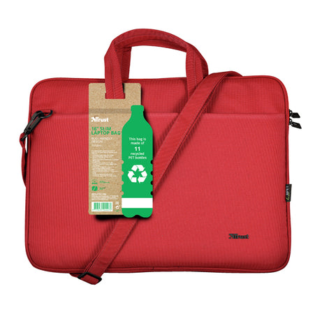Borsa Ecocompatibile Per Notebook Da 16'' Bologna - Rossa Trust