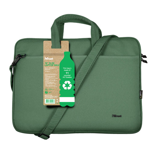 Borsa Ecocompatibile Per Notebook Da 16'' Bologna - Verde Salvia Trust