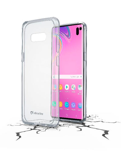cover galaxy s20 ultra trasparenterigida con bordi in gomma per  un’elevata protezione dello smartphone.