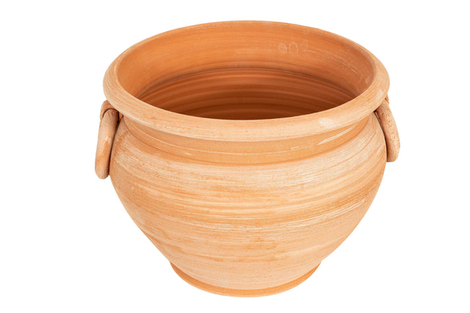 Biscottini Vaso Biscottini Caspò Orcio Conca Terracotta Toscana D44xH33 Antigelo Resistente
