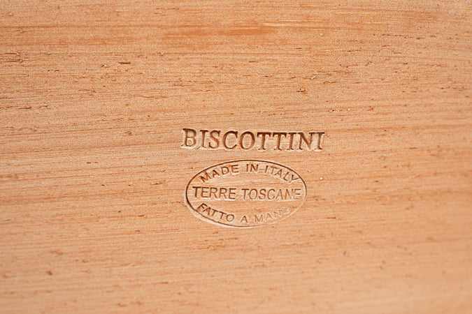 Biscottini Vaso Biscottini Caspò Orcio Conca Terracotta Toscana D44xH33 Antigelo Resistente