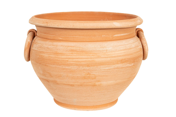 Biscottini Vaso caspò in Terracotta 100% Made in Italy interamente Lavorata a Mano