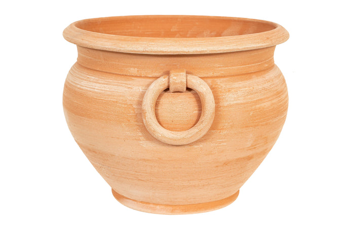 Biscottini Vaso Biscottini Caspò Orcio Conca Terracotta Toscana D44xH33 Antigelo Resistente
