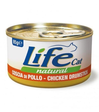 Life Cat Natural Scatoletta Coscia di Pollo per Gatti 85gr