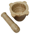 Biscottini Mortaio completo di pestello in marmo L15xPR15xH10 cm