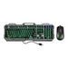 Kit tastiera Multimediale + Mouse Tecno TC-BG2006 - 104 Tasti retroilluminati - Anti Ghosting - Usb - Nero