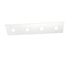 Plafoniera moderna Top Light ECCENTRIC 1156 4L GX53 LED metallo lampada parete soffitto
